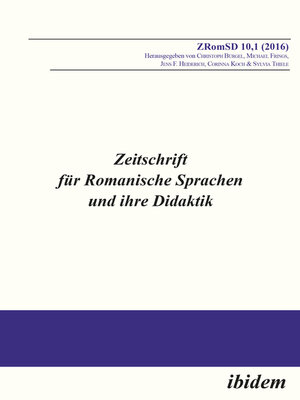 cover image of Zeitschrift für Romanische Sprachen und ihre Didaktik / Zeitschrift für Romanische Sprachen und ihre Didaktik